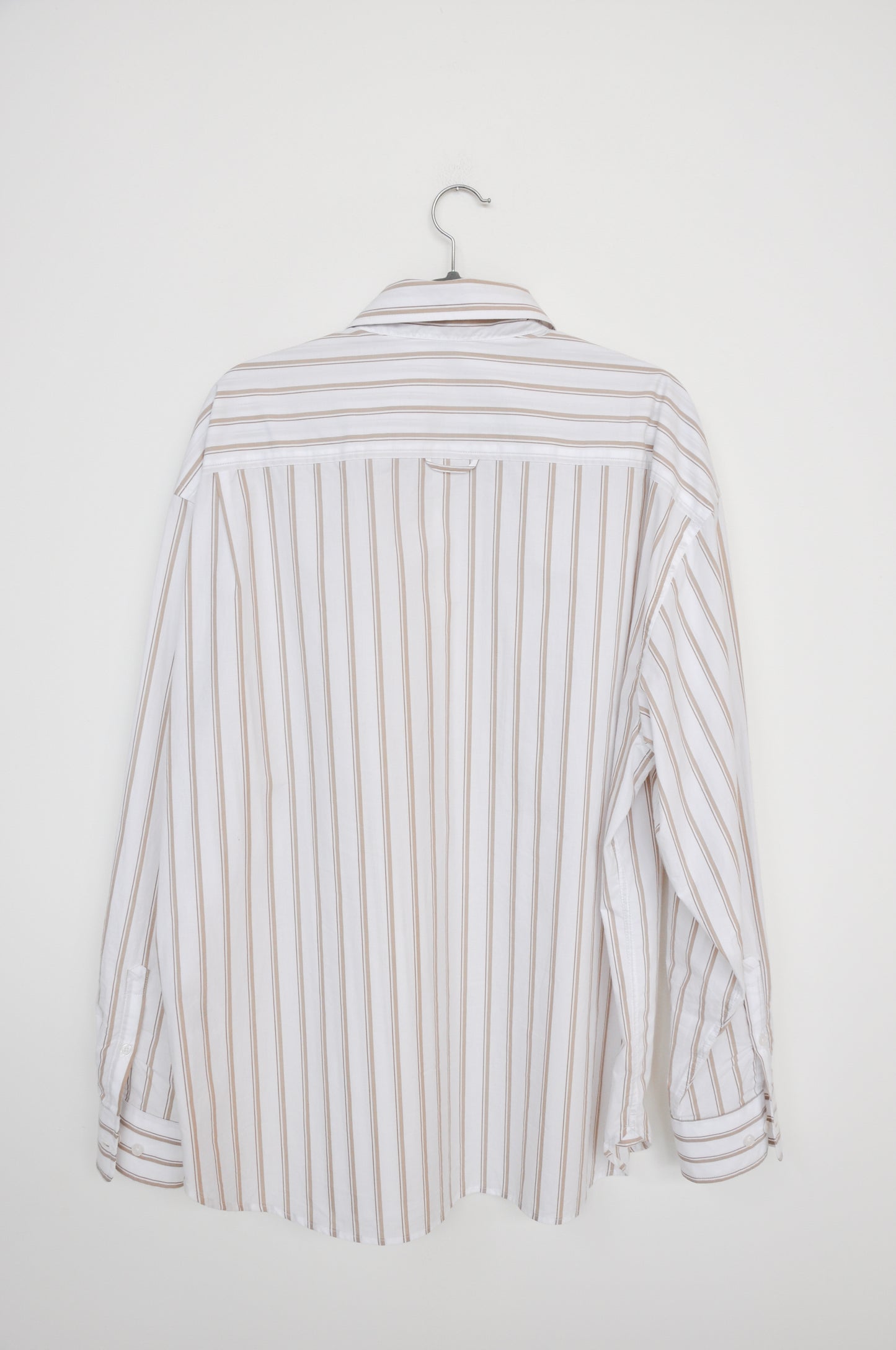 Filippa K Stripe Shirt  - white/brown