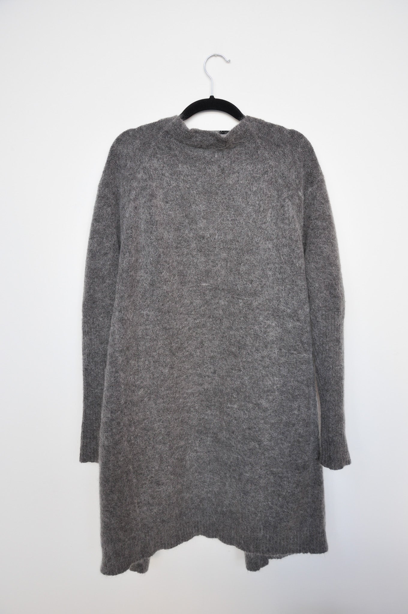 ACNE Studios Longline Cardigan - Grey Mohair