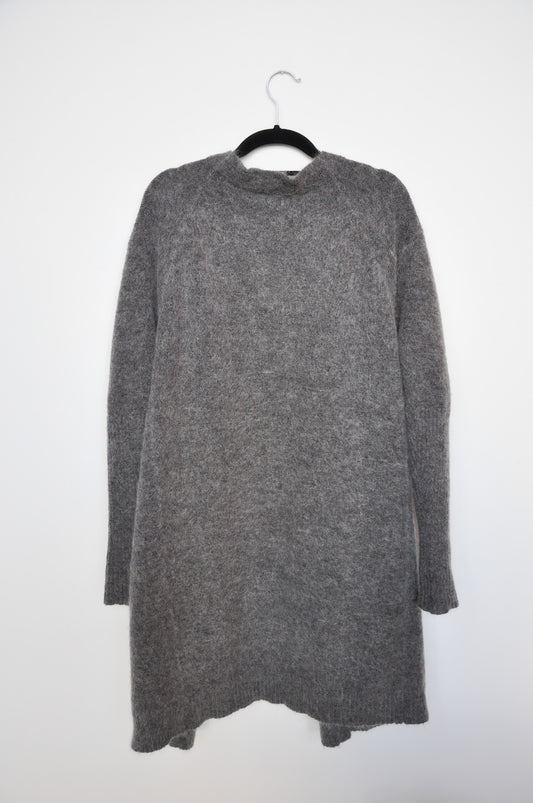 ACNE Studios Longline Cardigan - Grey Mohair