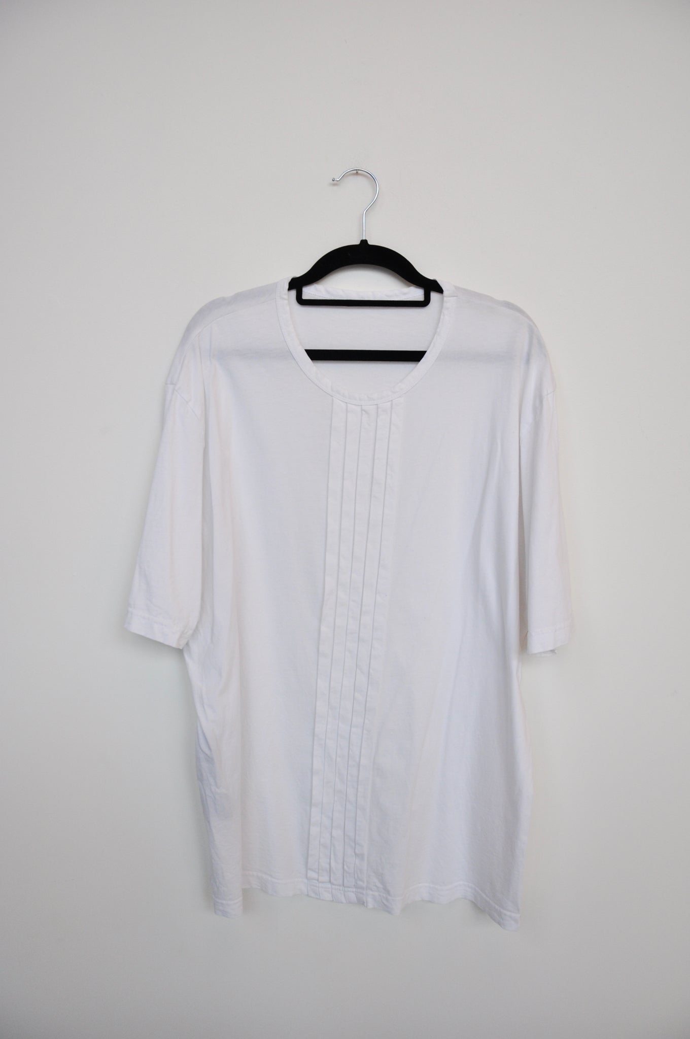 Zambesi Pintucked T-shirt- White