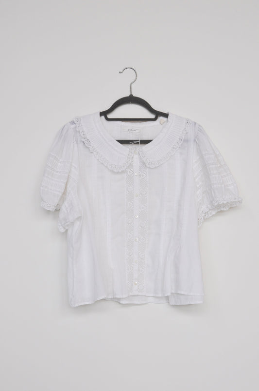 Doen Bernadine Blouse - white