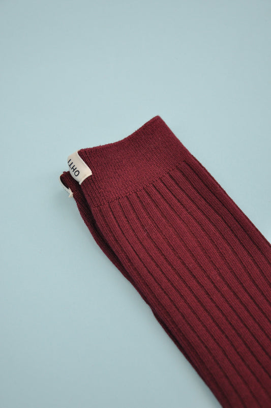 Everyday Sock in Maroon