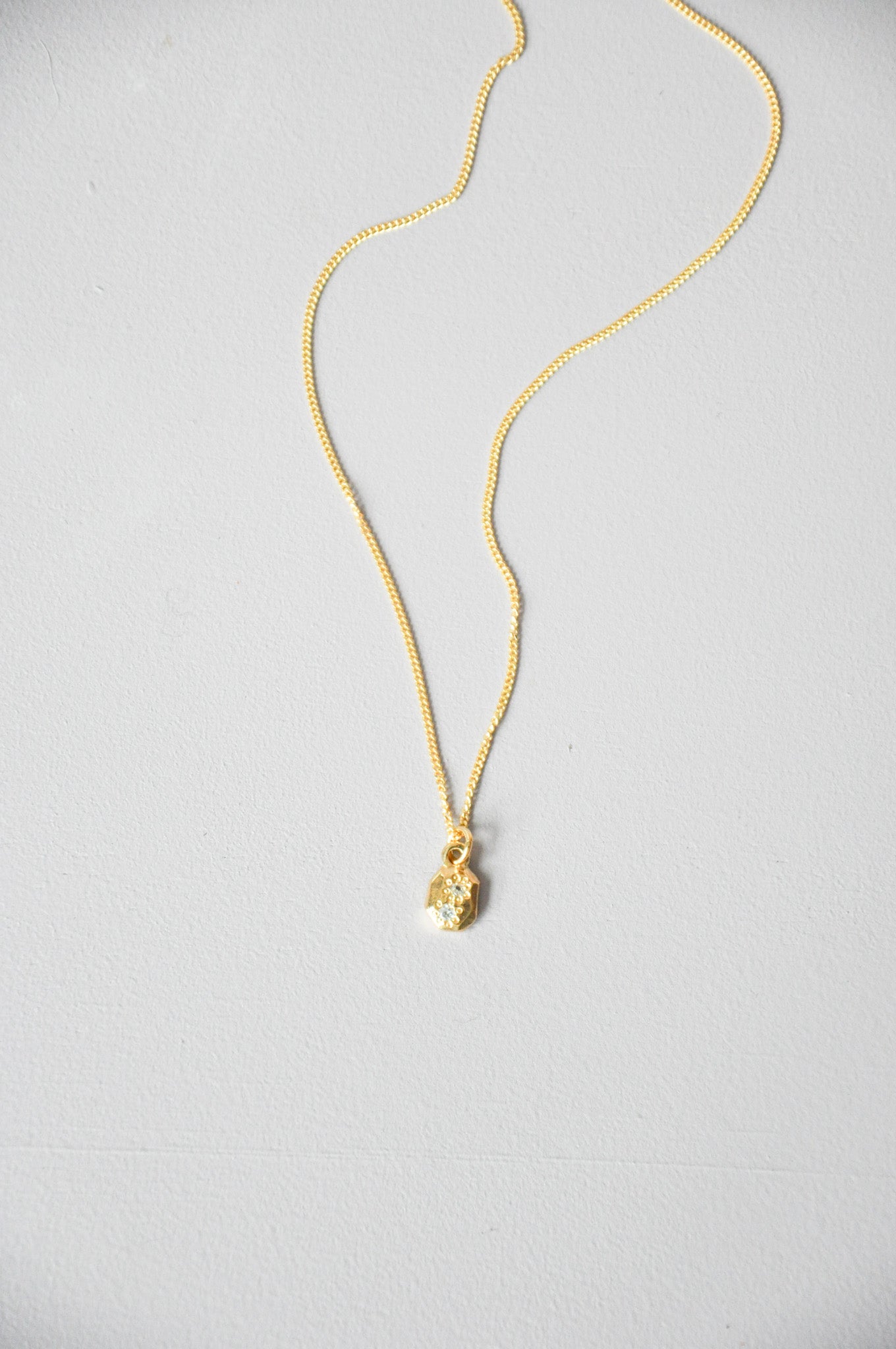Speckled Necklace in Topaz & Gold