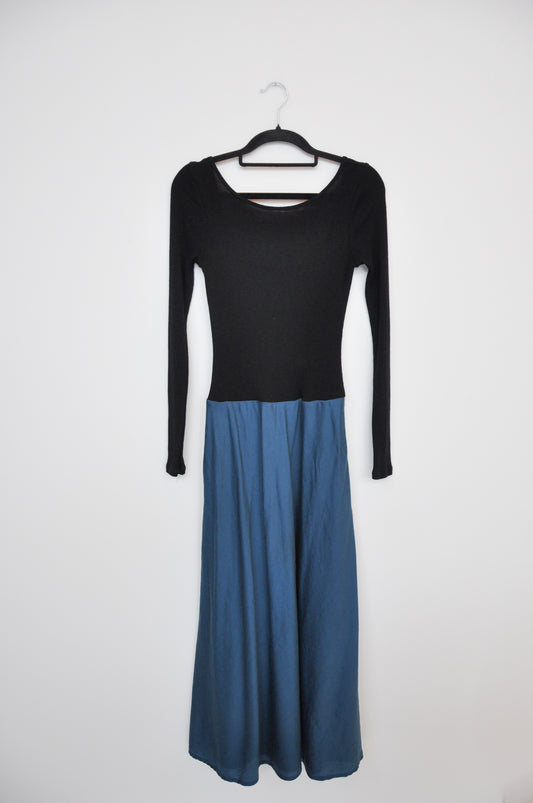 Penny Sage Ballerine Dress - Black/Aqua