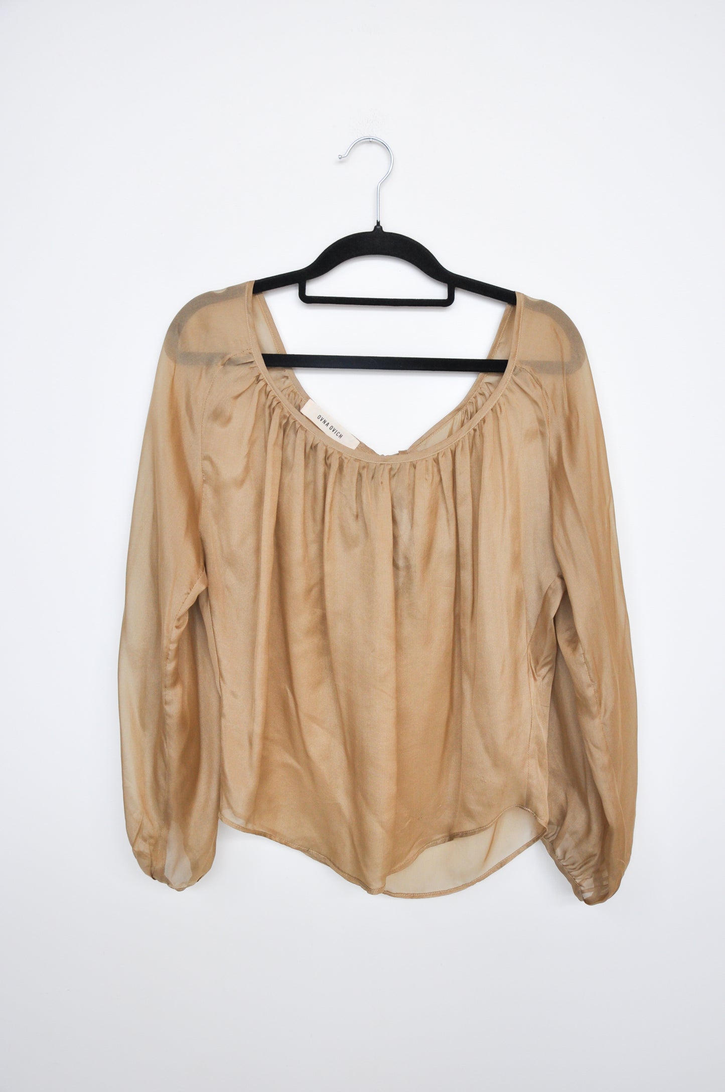 Ovna Ovich Sheer Top - brown
