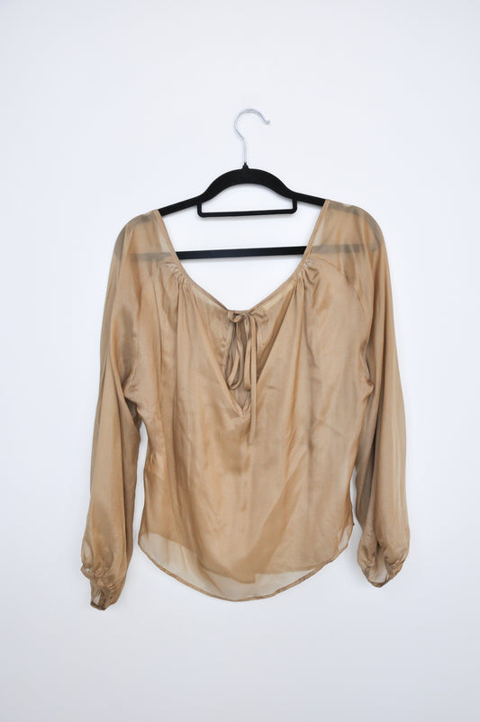 Ovna Ovich Sheer Top - brown