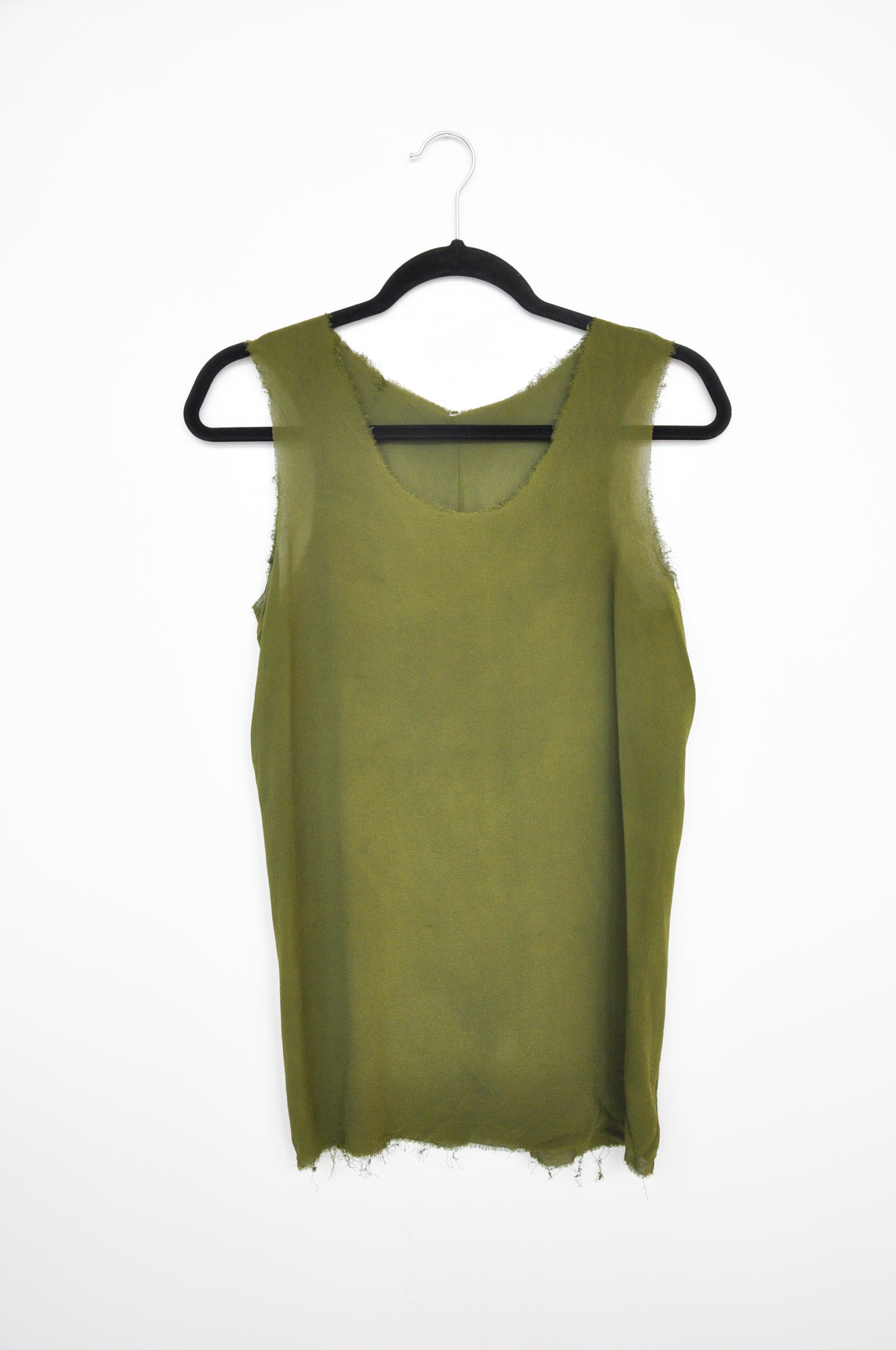 Zambesi Silk Tank Top - grass green