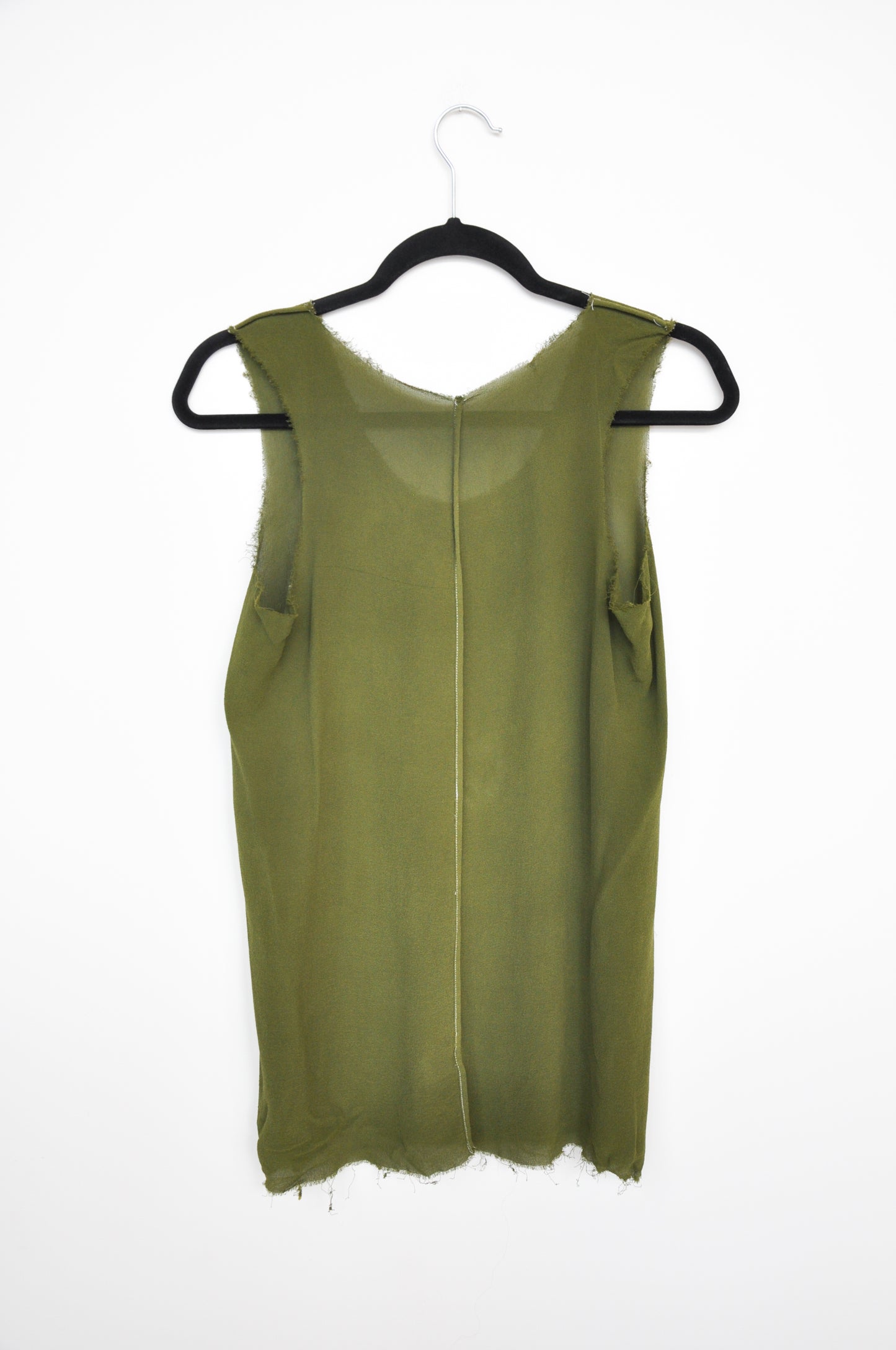 Zambesi Silk Tank Top - grass green