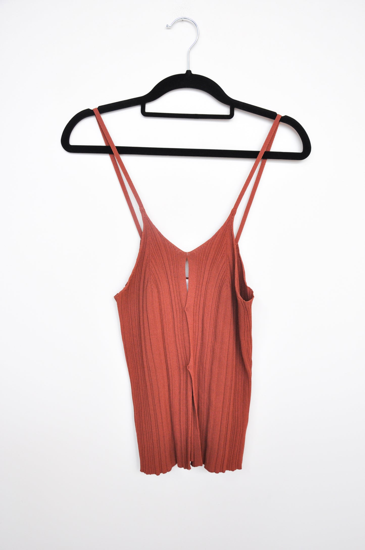 Paris Georgia Ribbed Singlet - brown