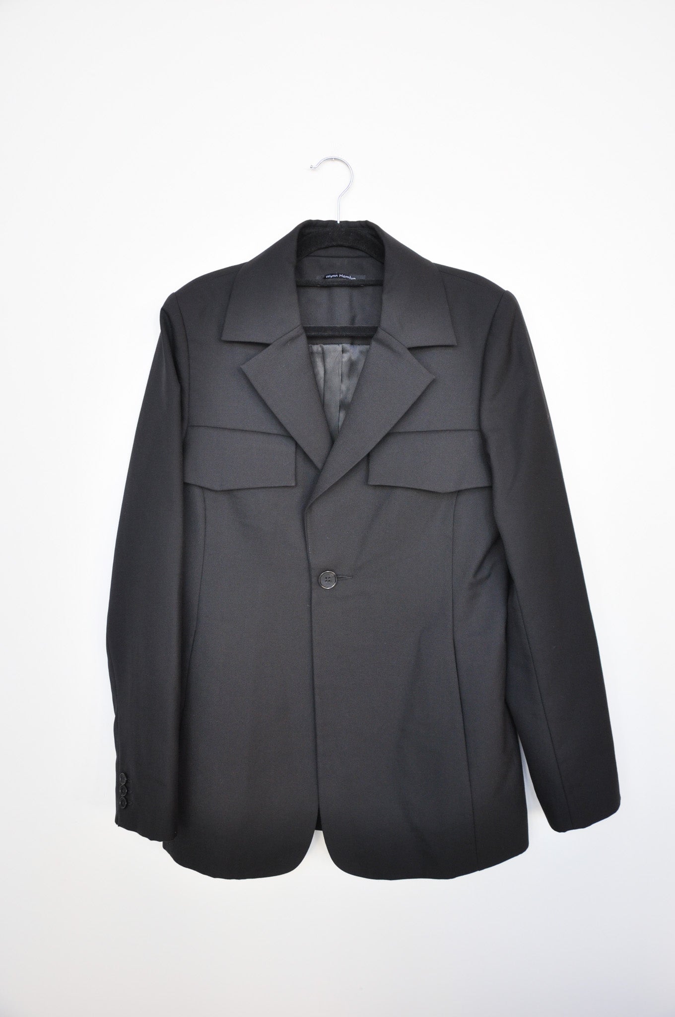 Wynn Hamlyn Pocketed Blazer - Black