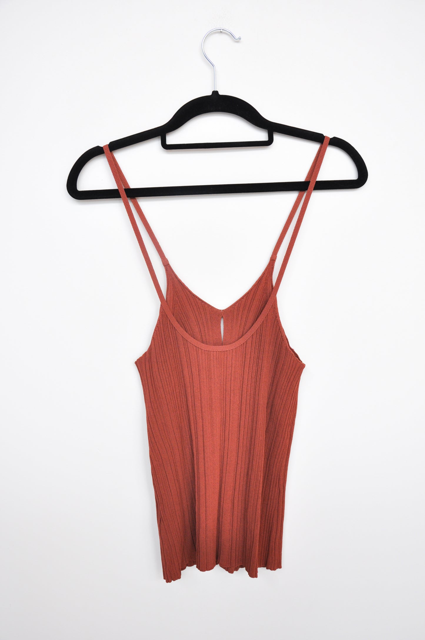 Paris Georgia Ribbed Singlet - brown