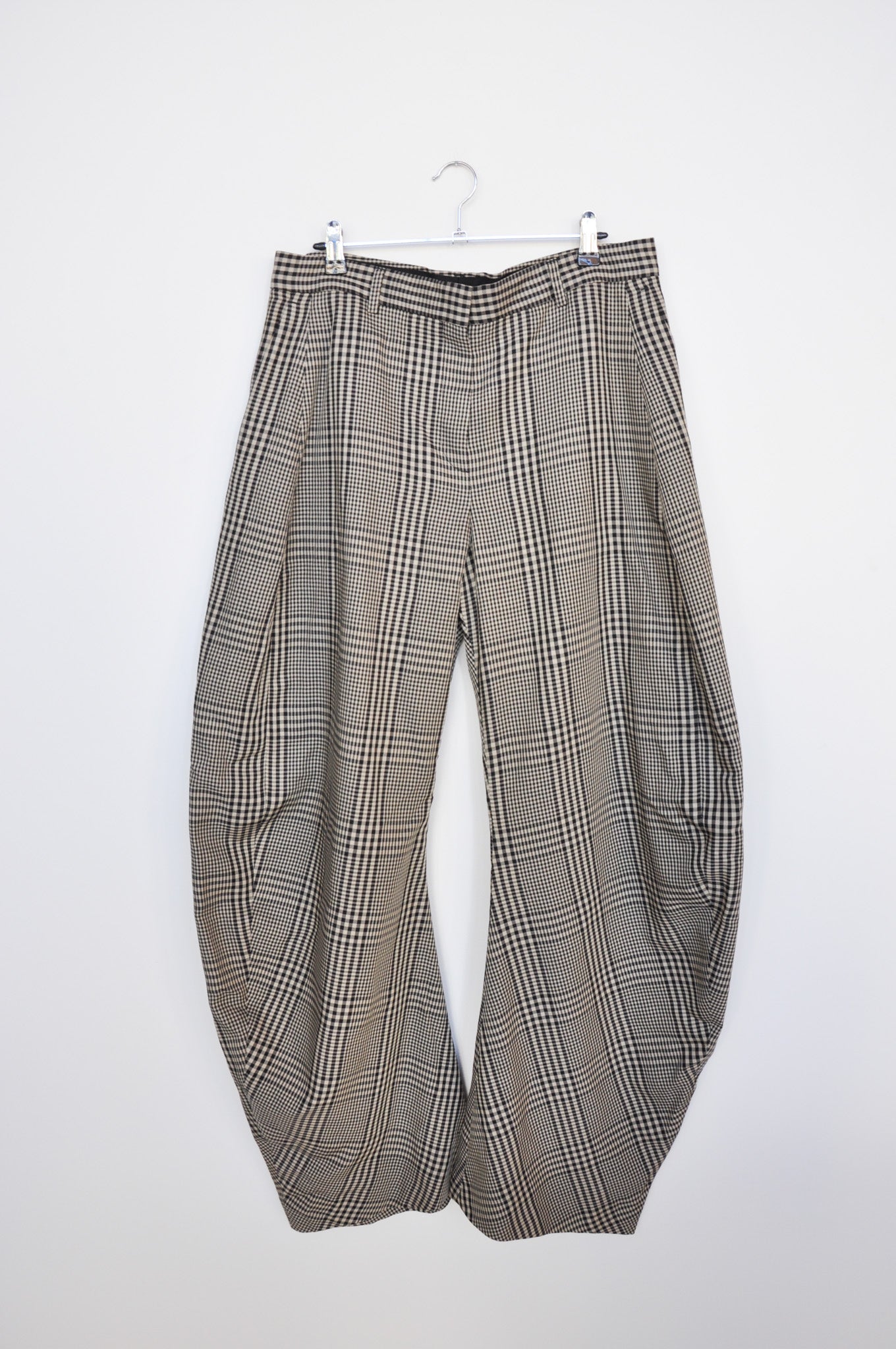 ACNE Studios Barrel Leg trousers - Brown Tartan