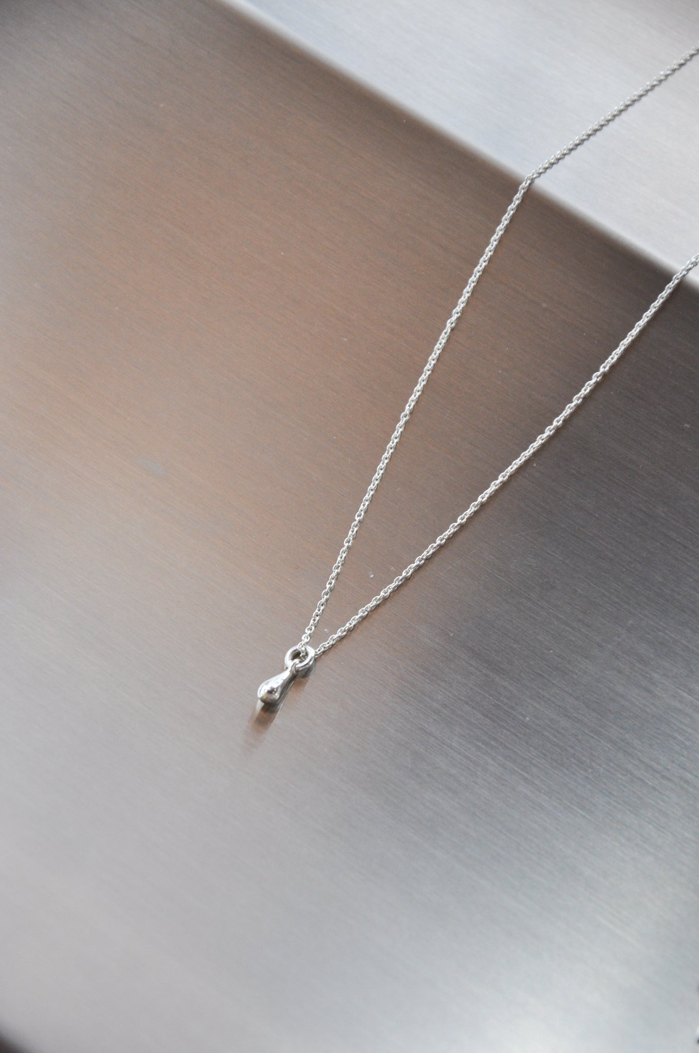 Teardrop Pendant in Silver