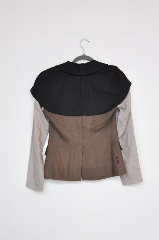 World Linen Blazer '2010' - green/black/grey