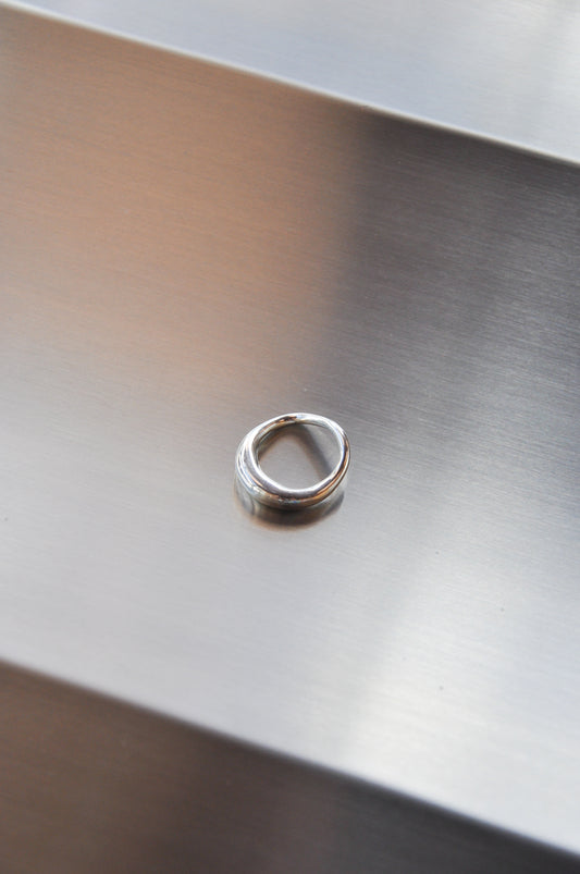 Blur Ring in Silver