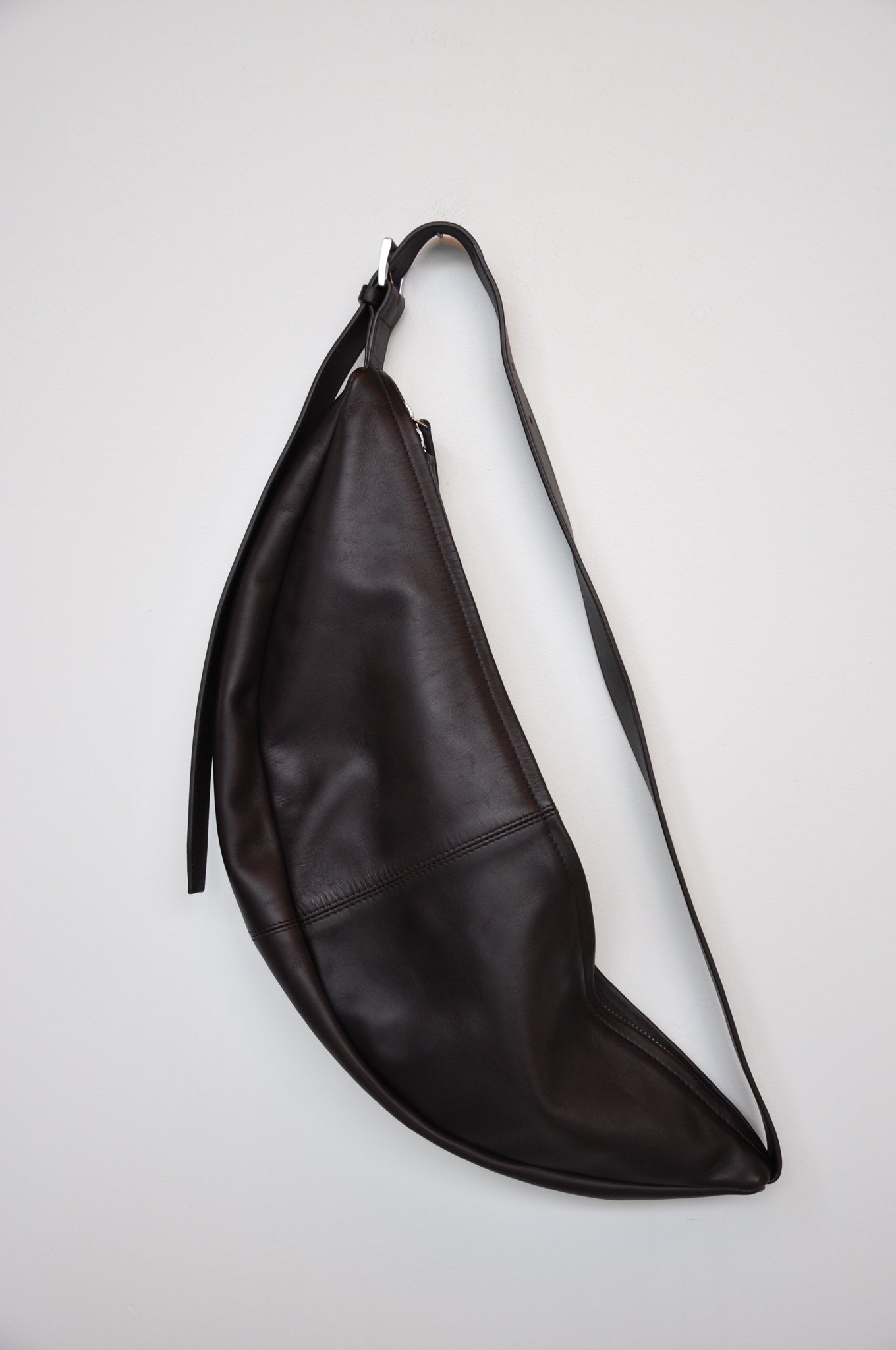 St. Agni Slim Crescent Bag - Coffee