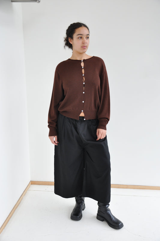 Smoky Quartz Shorts in Black