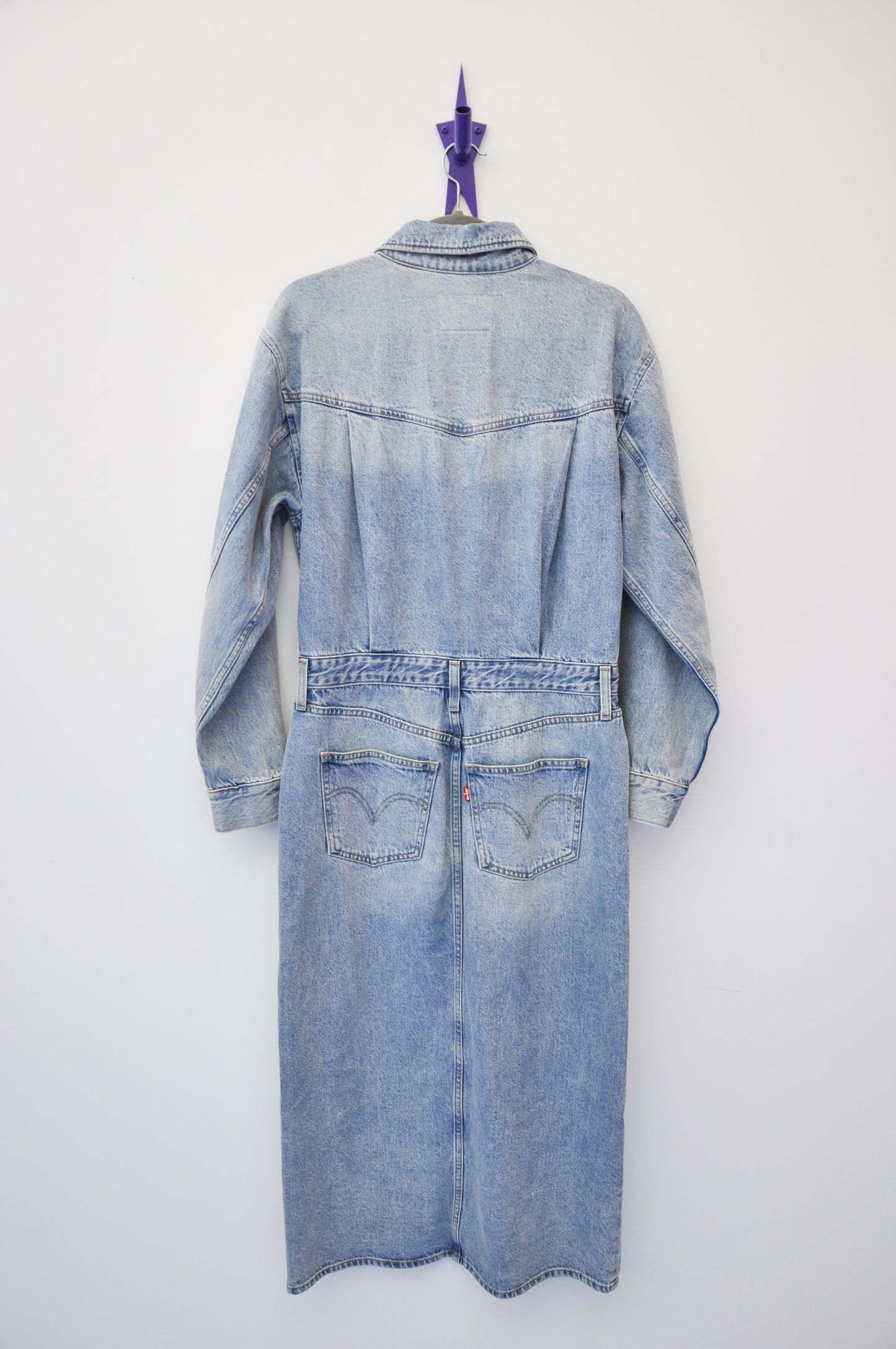 Levis Light Denim Jumpsuit - blue