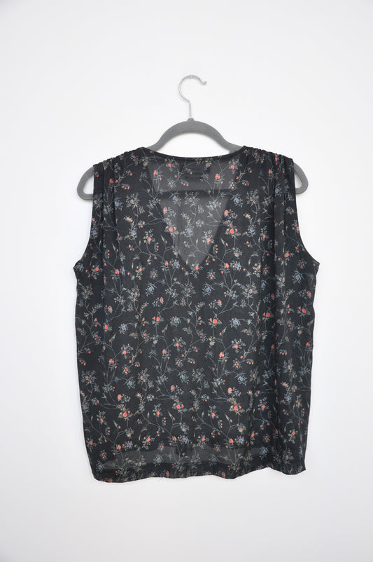 Isabel Marant Floral Top - black/pink/green