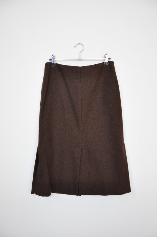 Sportmax Wool Skirt - Brown