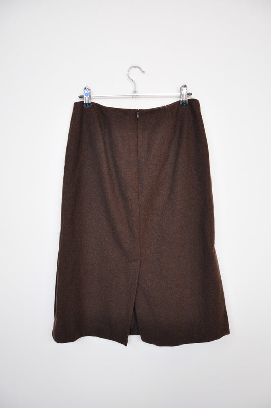 Sportmax Wool Skirt - Brown