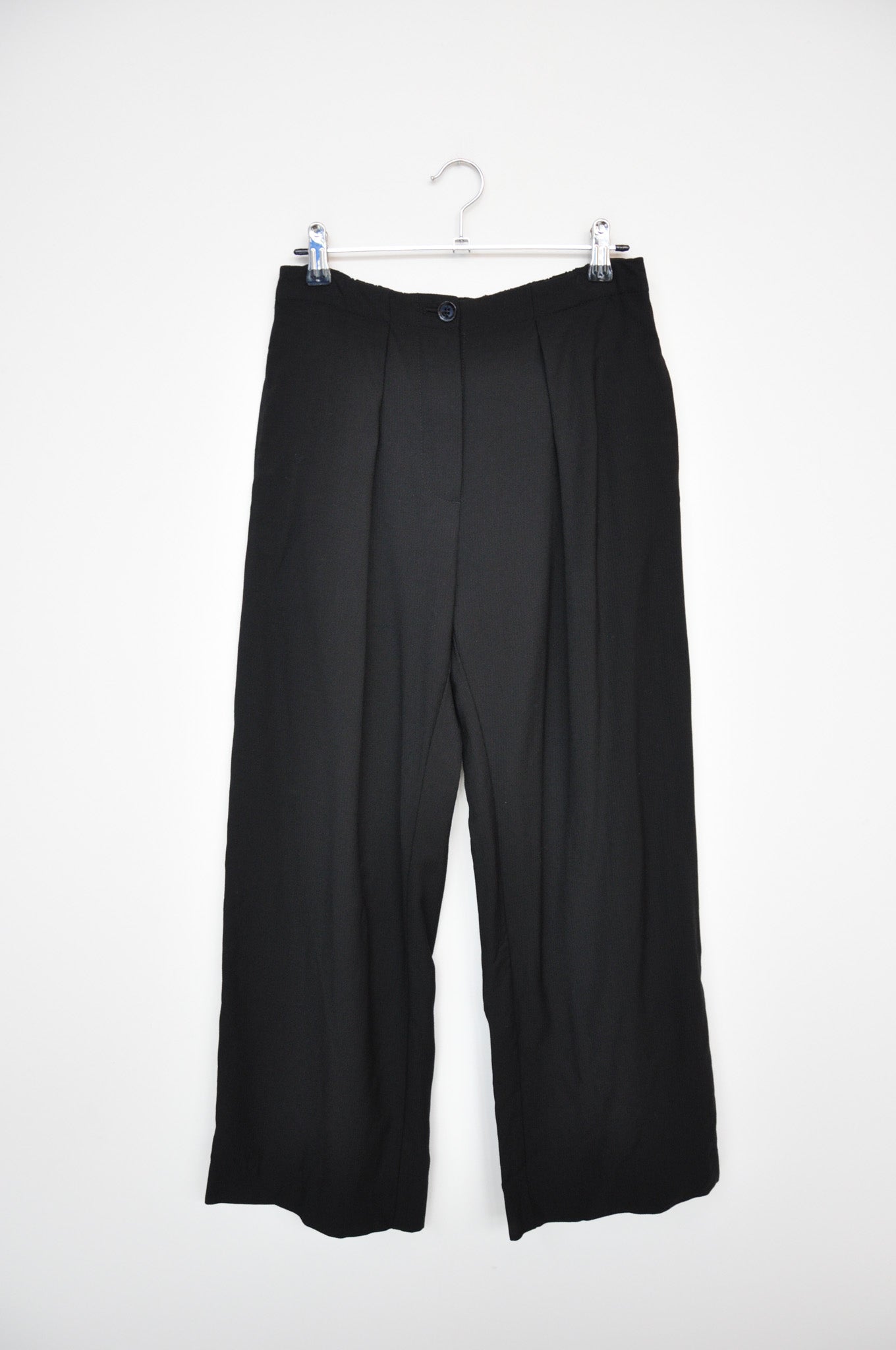 ACNE Studios Trousers - Black/Black Pinstripe