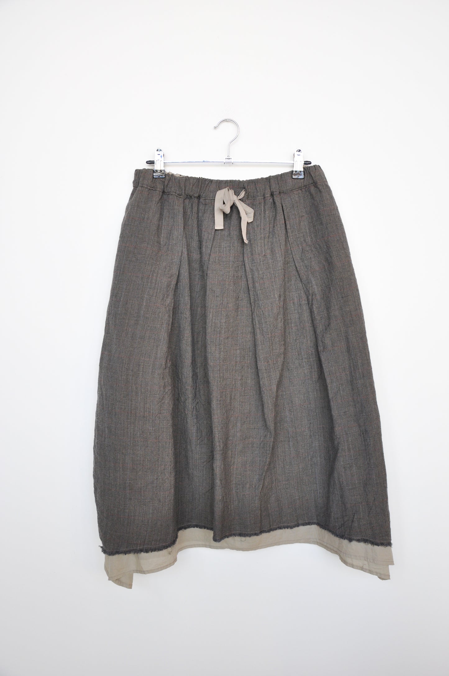 Hannoh Wessel Skirt - grey tartan