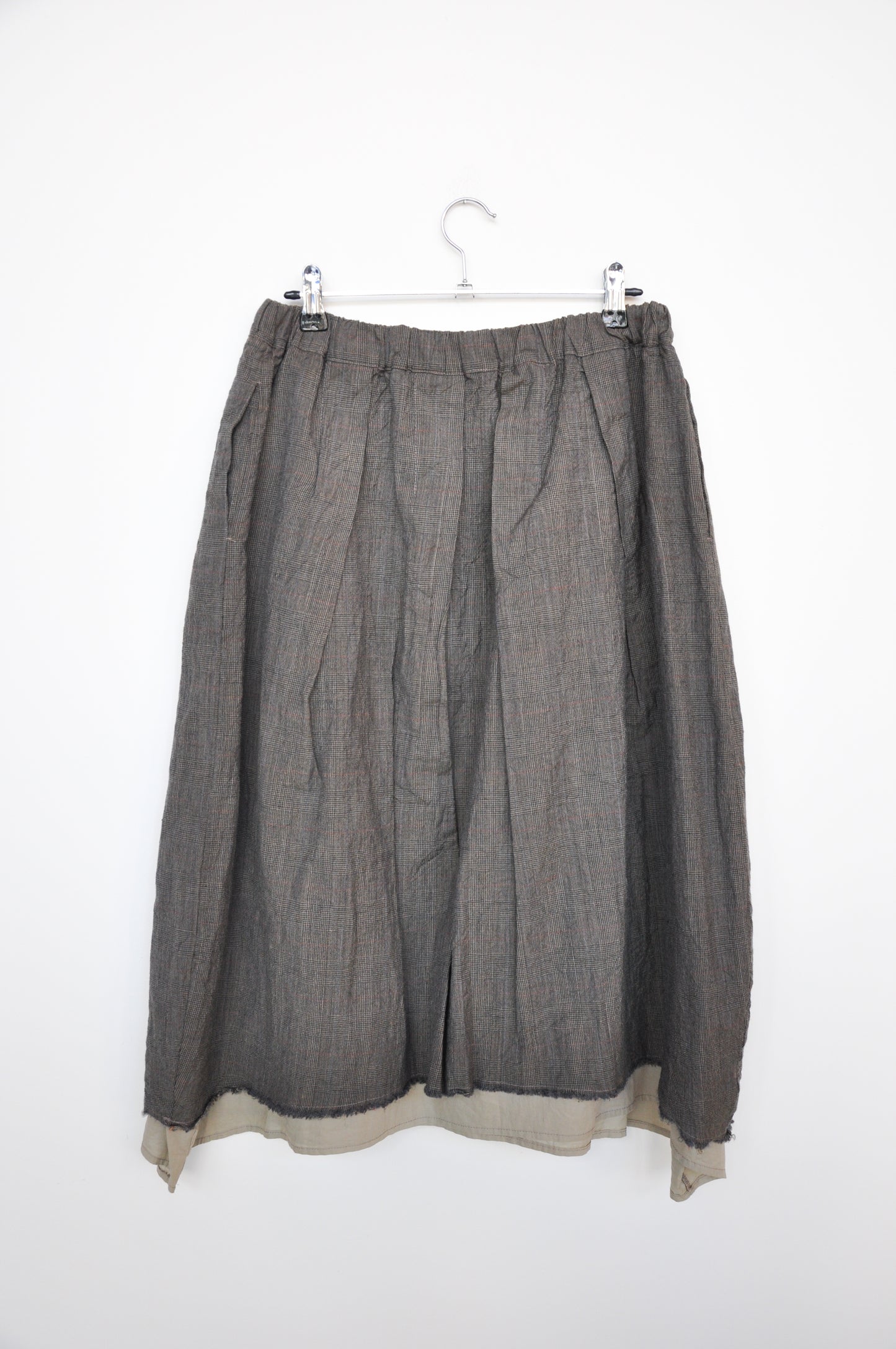 Hannoh Wessel Skirt - grey tartan