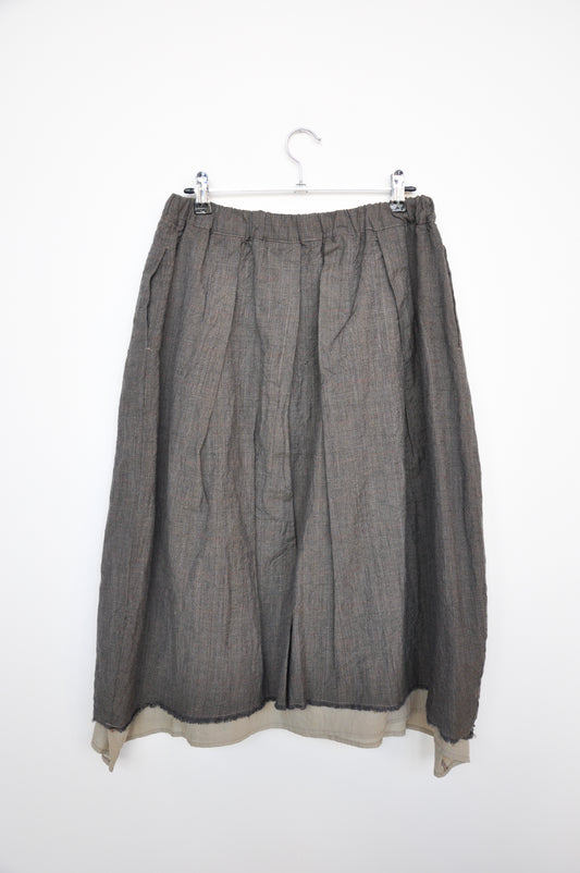 Hannoh Wessel Skirt - grey tartan