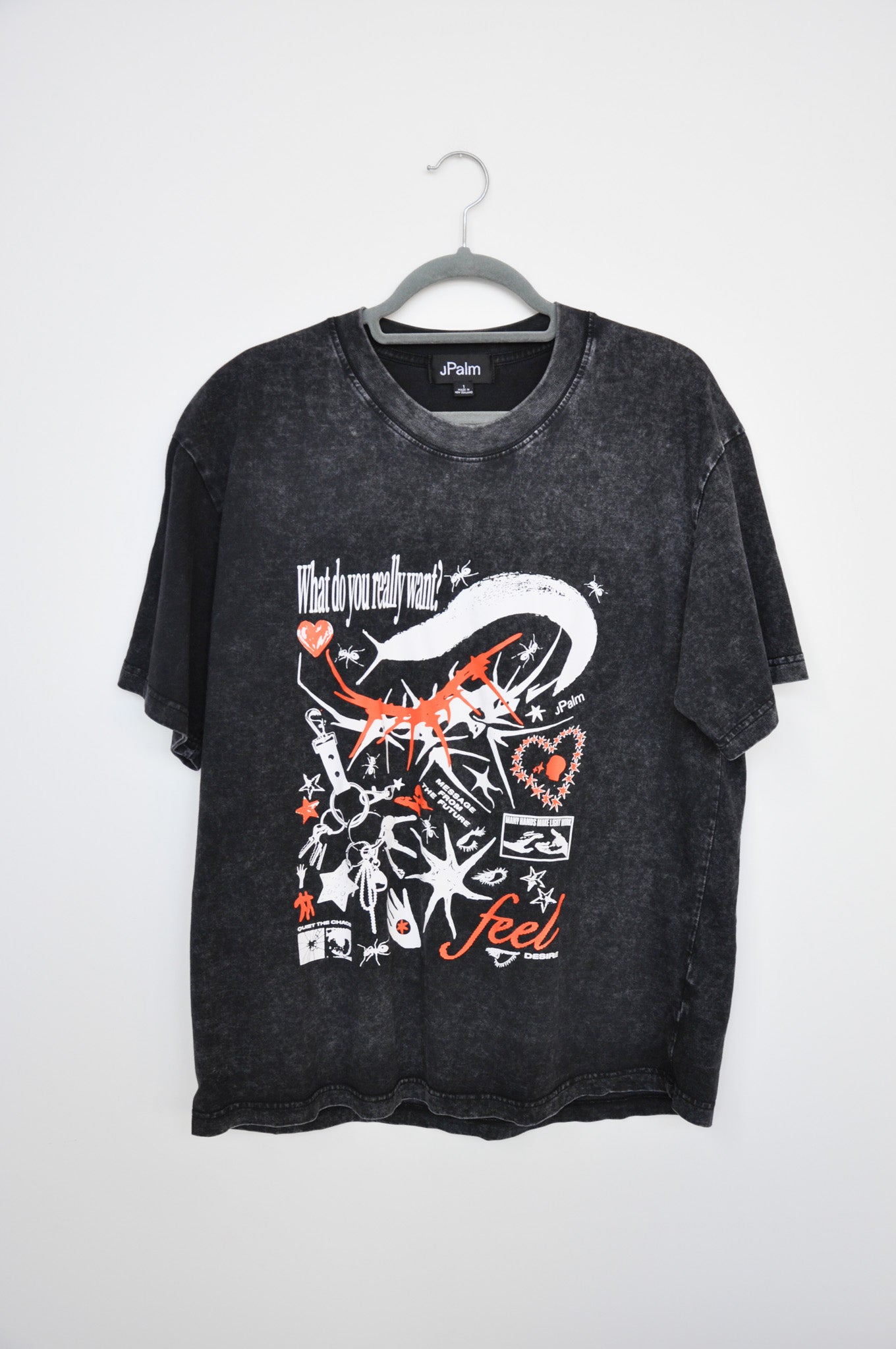 Jpalm Printed T-Shirt - Acid Wash