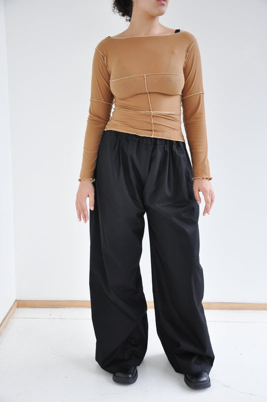 Smoky Quartz Pants in Black