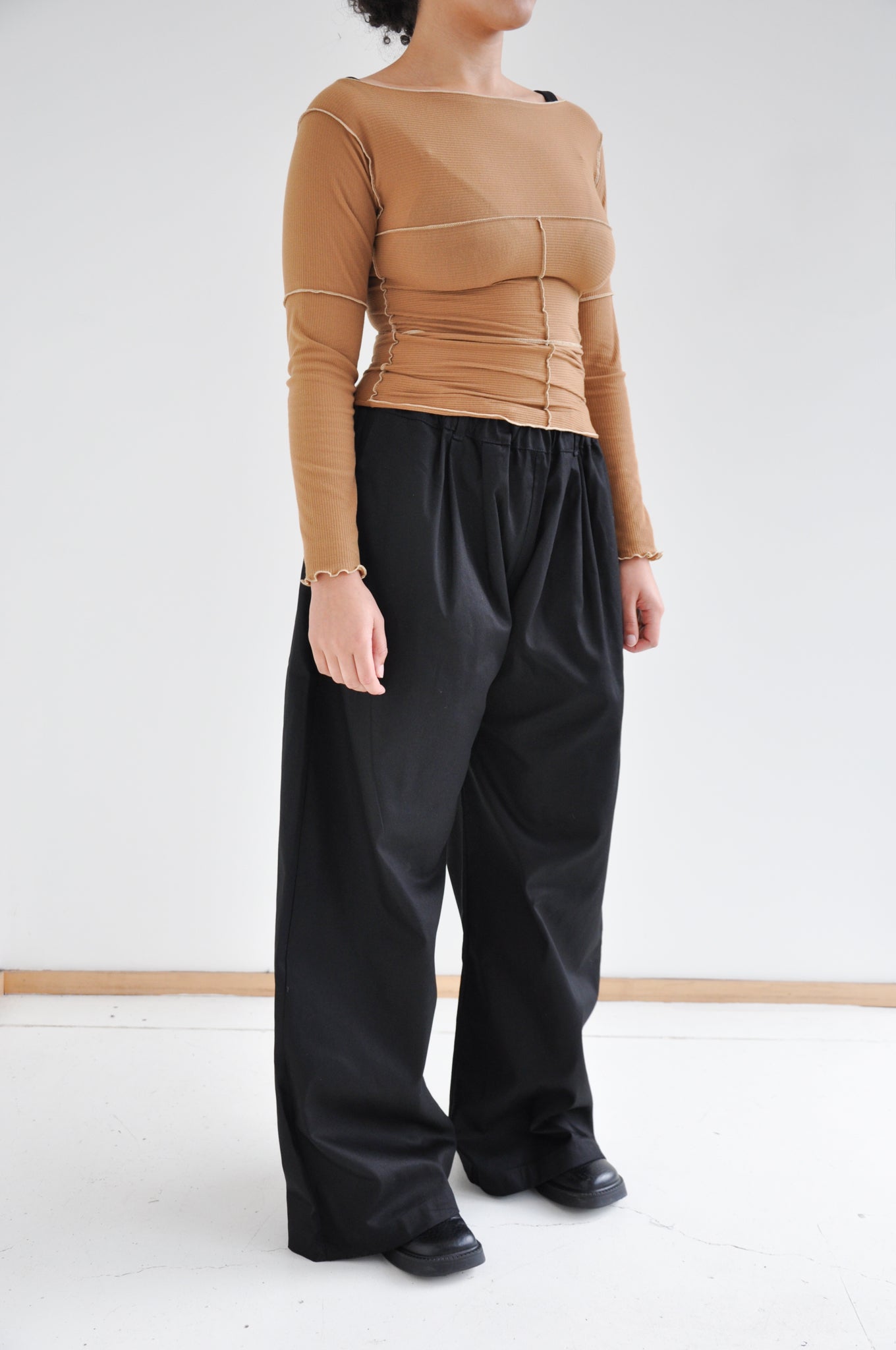 Smoky Quartz Pants in Black