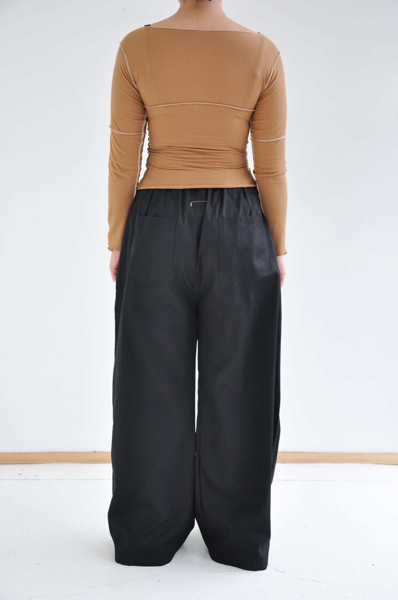 Smoky Quartz Pants in Black