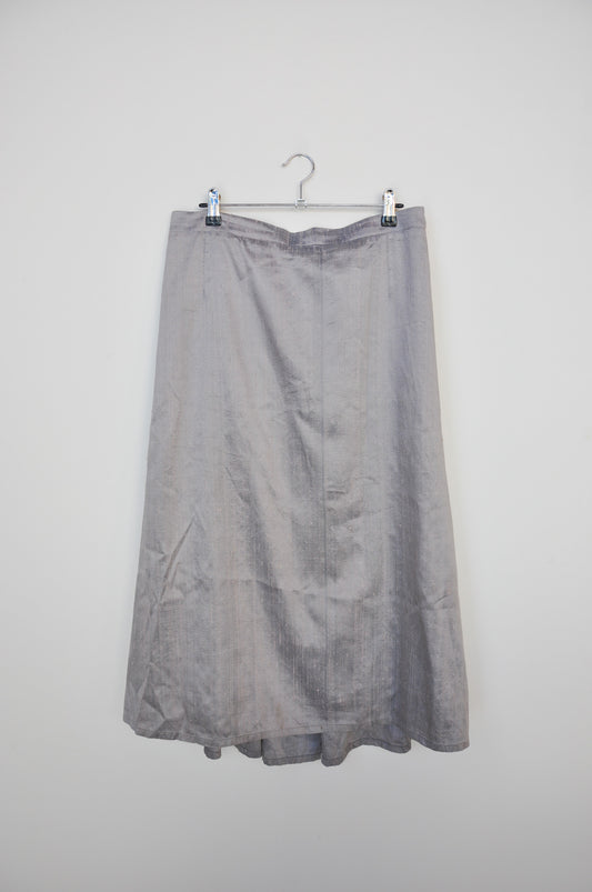 World Dupioni Silk Skirt - Lavender