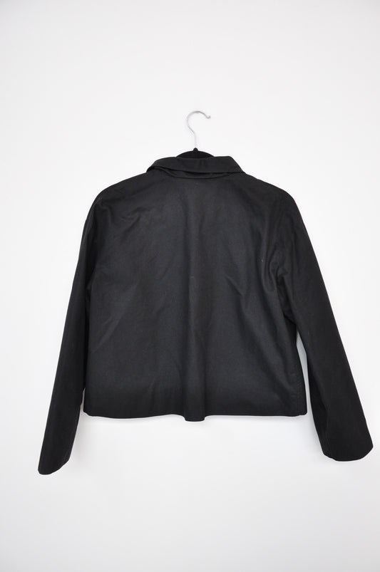 Millie Askew Oilskin Jacket - Black