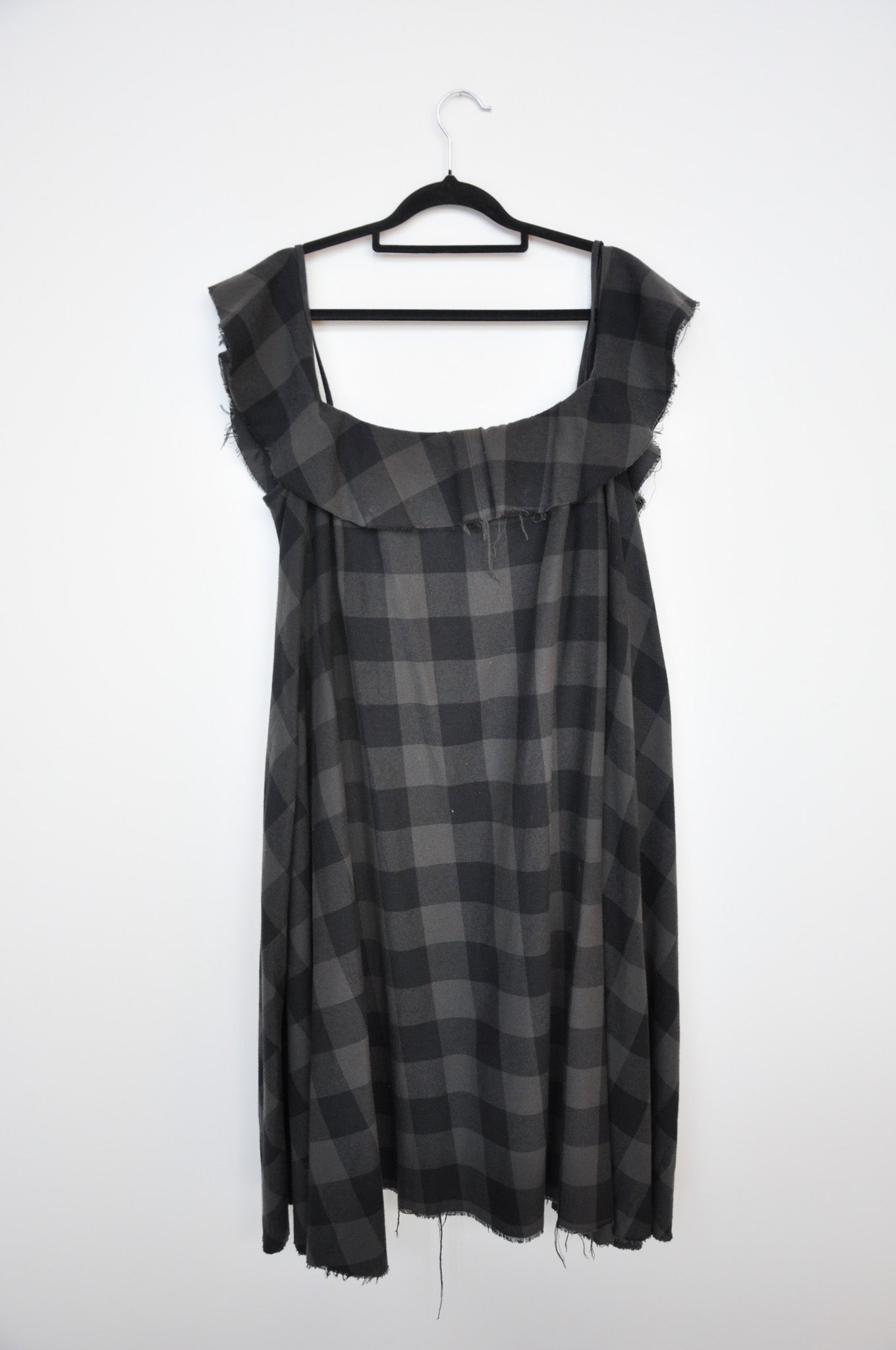 Zambesi Cold Shoulder Dress - Green/Black Check