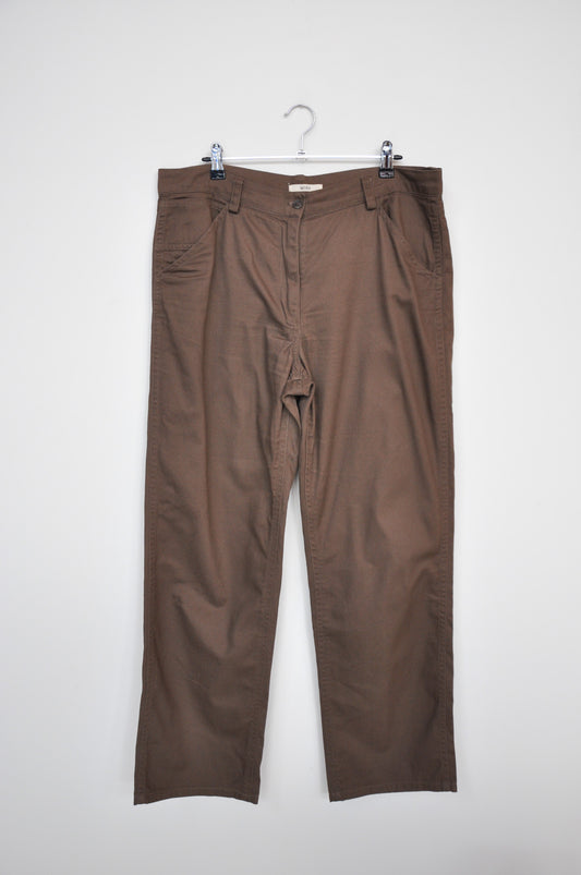 Wixii Straight Legged Pants - Brown
