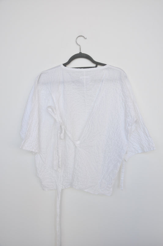Otsu Waffle Top - white