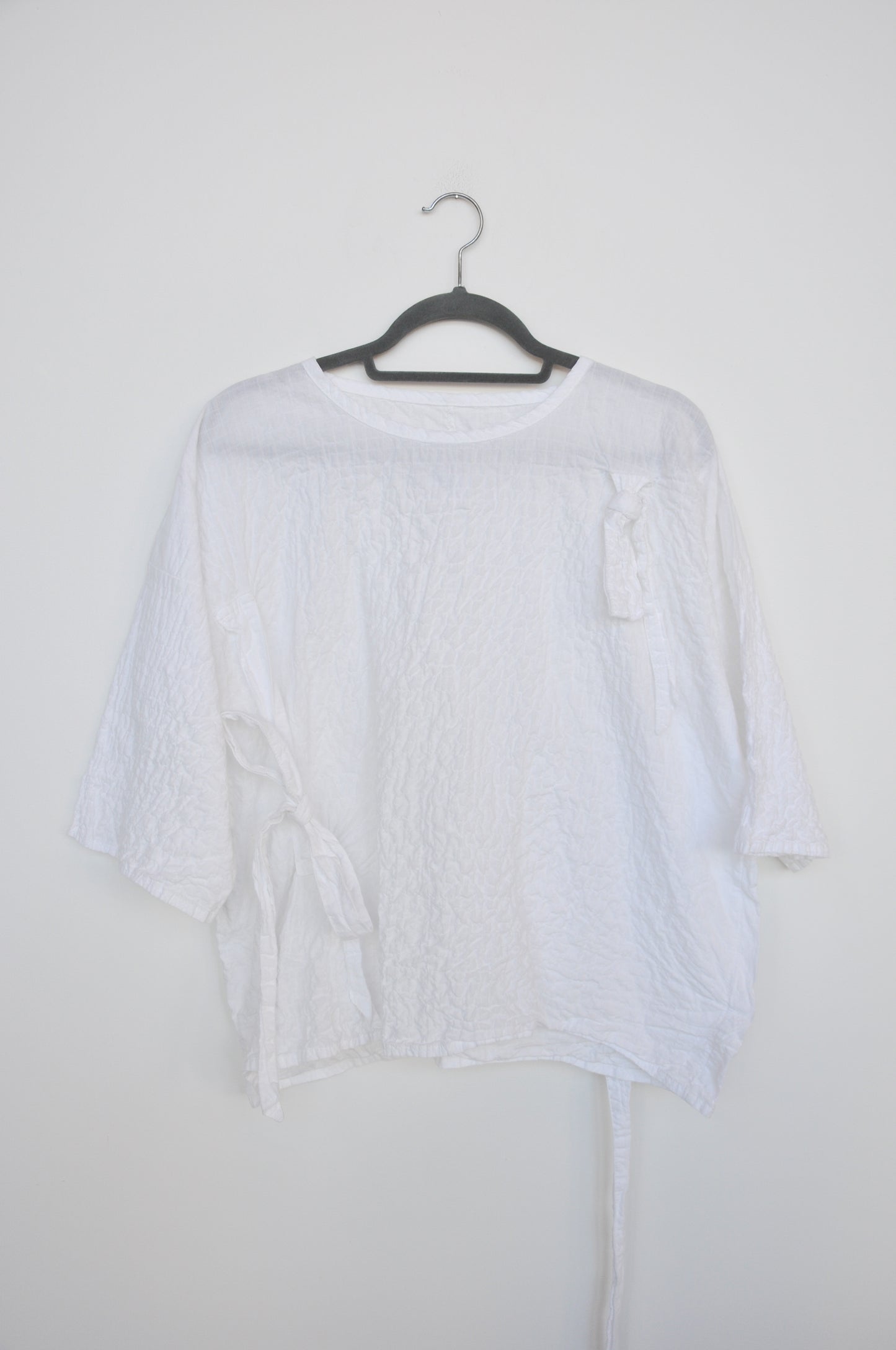 Otsu Waffle Top - white