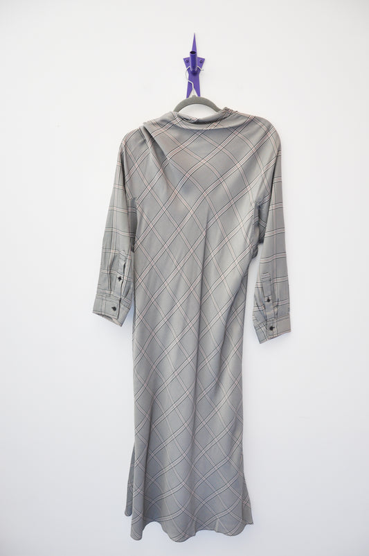 Scanlan Theodore Tartan Dress - black, white and red