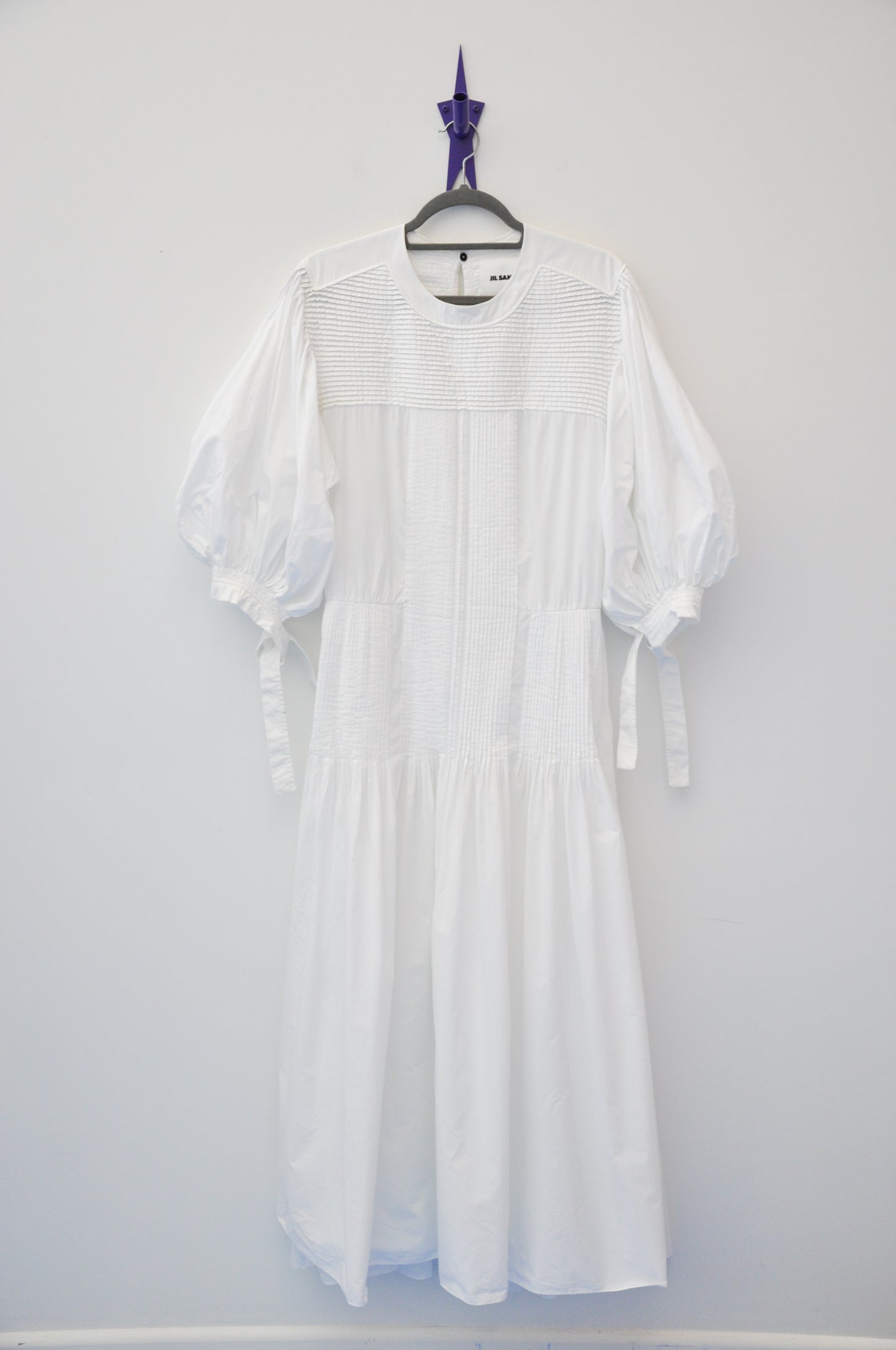 Jil Sander Cotton Dress - white