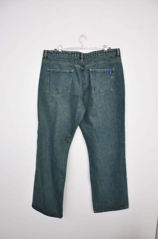 Paloma Wool Crowd Jeans - Green/Indigo Rivets