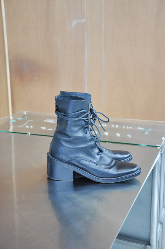 Ann Demeulemeester Lace-Up Ankle boots -  Black