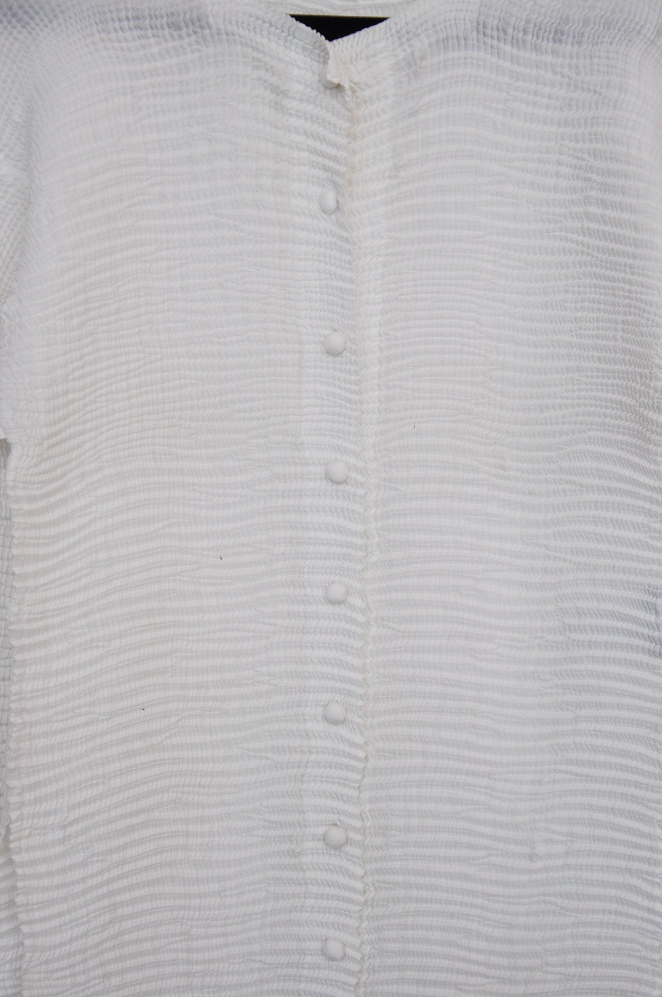 Issey Miyake Pleats Please Cardigan - White