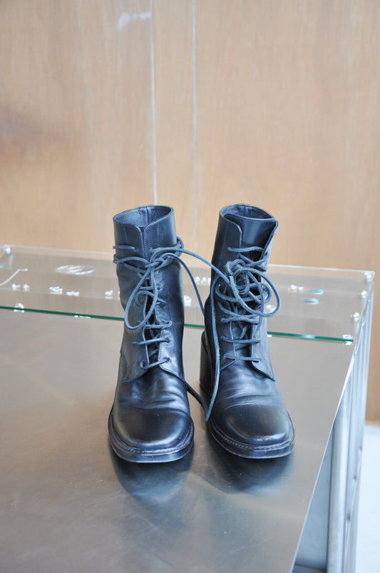 Ann Demeulemeester Lace-Up Ankle boots -  Black