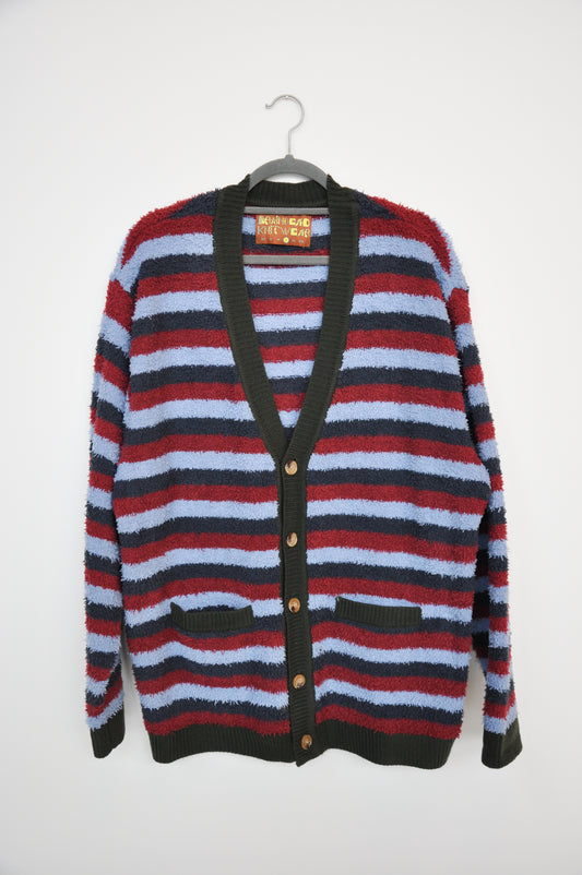 Brain dead Striped Cardigan - blue multi