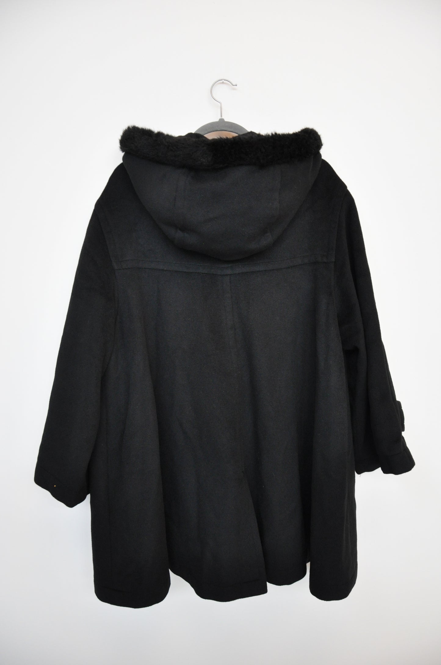 Celine Duffle Coat - black