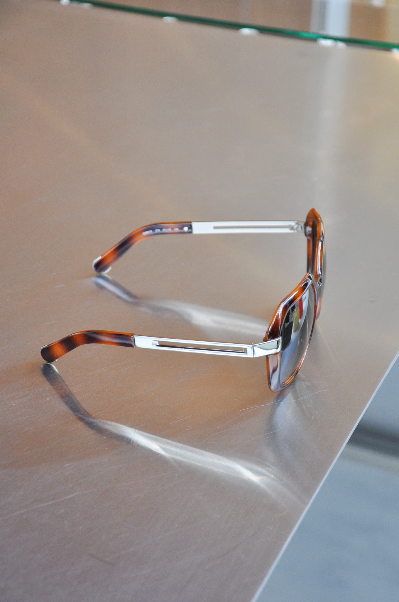 Chloé Rounded Square Sunglasses - Tortoise Shell/Silver