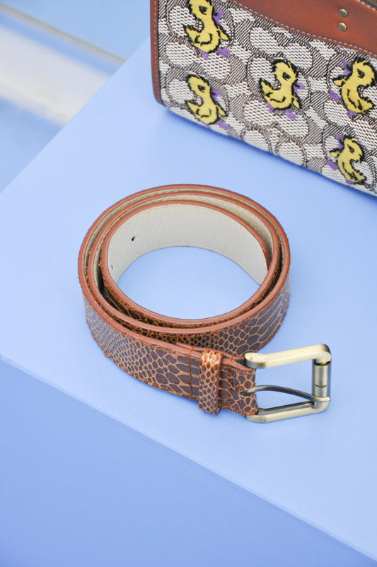 Karen Walker Belt - brown snake