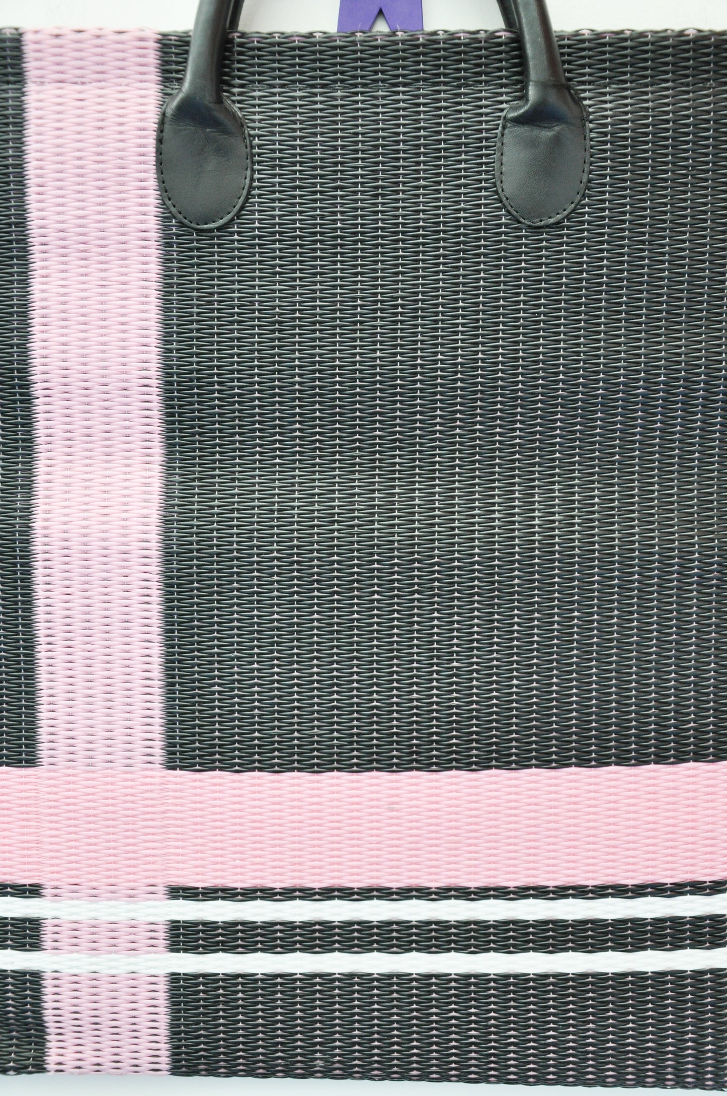 Comme des Garcons Bag Woven - black/pink